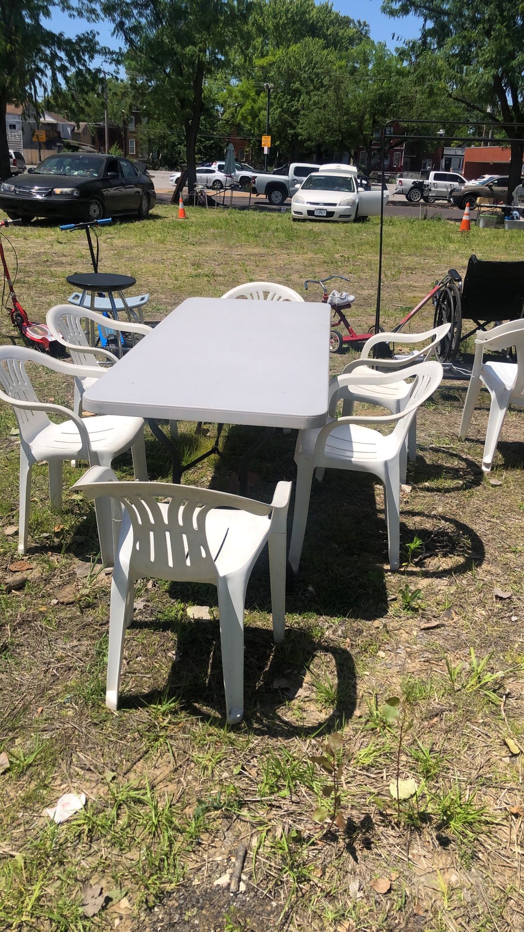 Teybol Amd 6 Chear Teybol 8 ‘ Wery Good 100 , All Seat