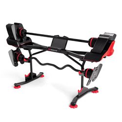 Bowflex SelectTech 2080 Barbell With Curl Bar and Stand