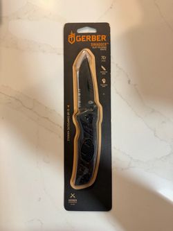 Gerber Swagger Folding Pocket Knife - Black Serrated Blade - NEW