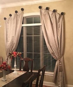 Drapery Pegs For Hanging Or Holdback Drapes