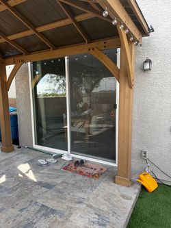 Glass for patio doors
