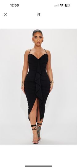 black Midi Dress