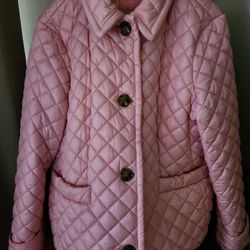 Kate Spade Pink Quited Coat