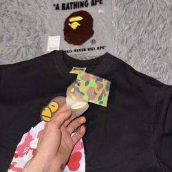 Bape Baby Milo T Shirt -size L