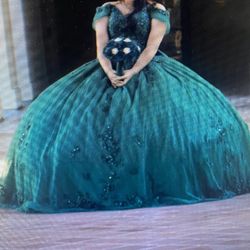 Hunter Green Quince Dress