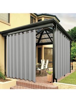 Outdoor Silver Curtains