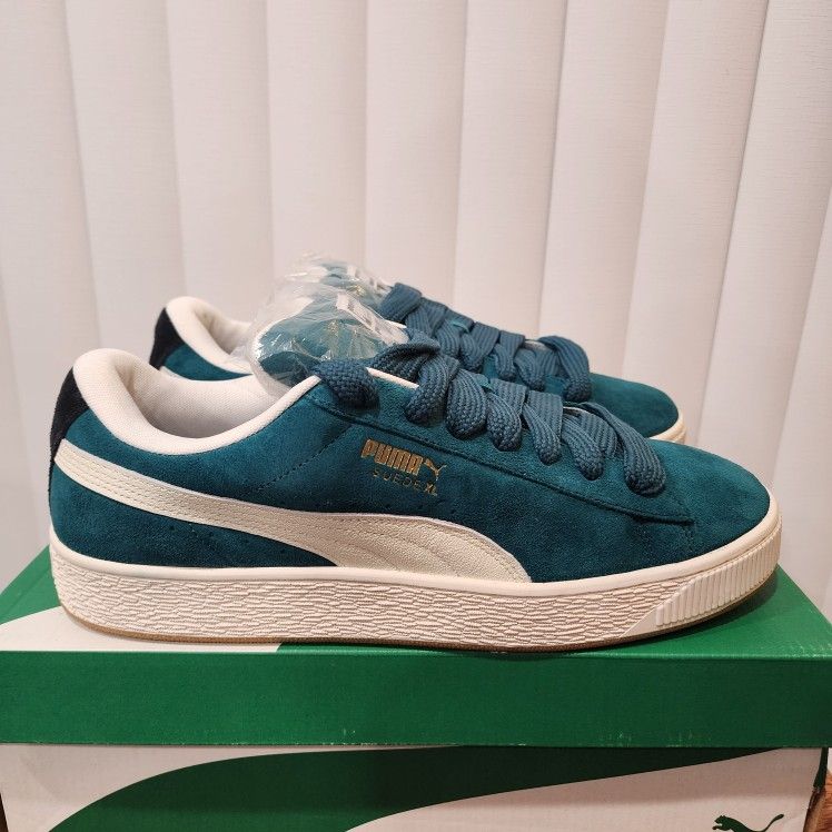 Puma Suede XL Levels Cold Green Size 13 OG All Deadstock