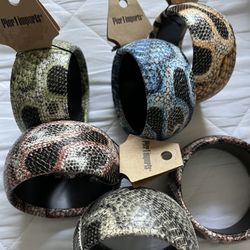 Snakeskin Bangle Bracelets Pier 1 (NWT)