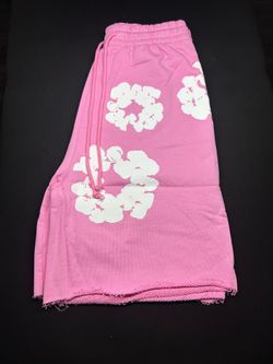 Pink Denim Tear Shorts | Size - Small!