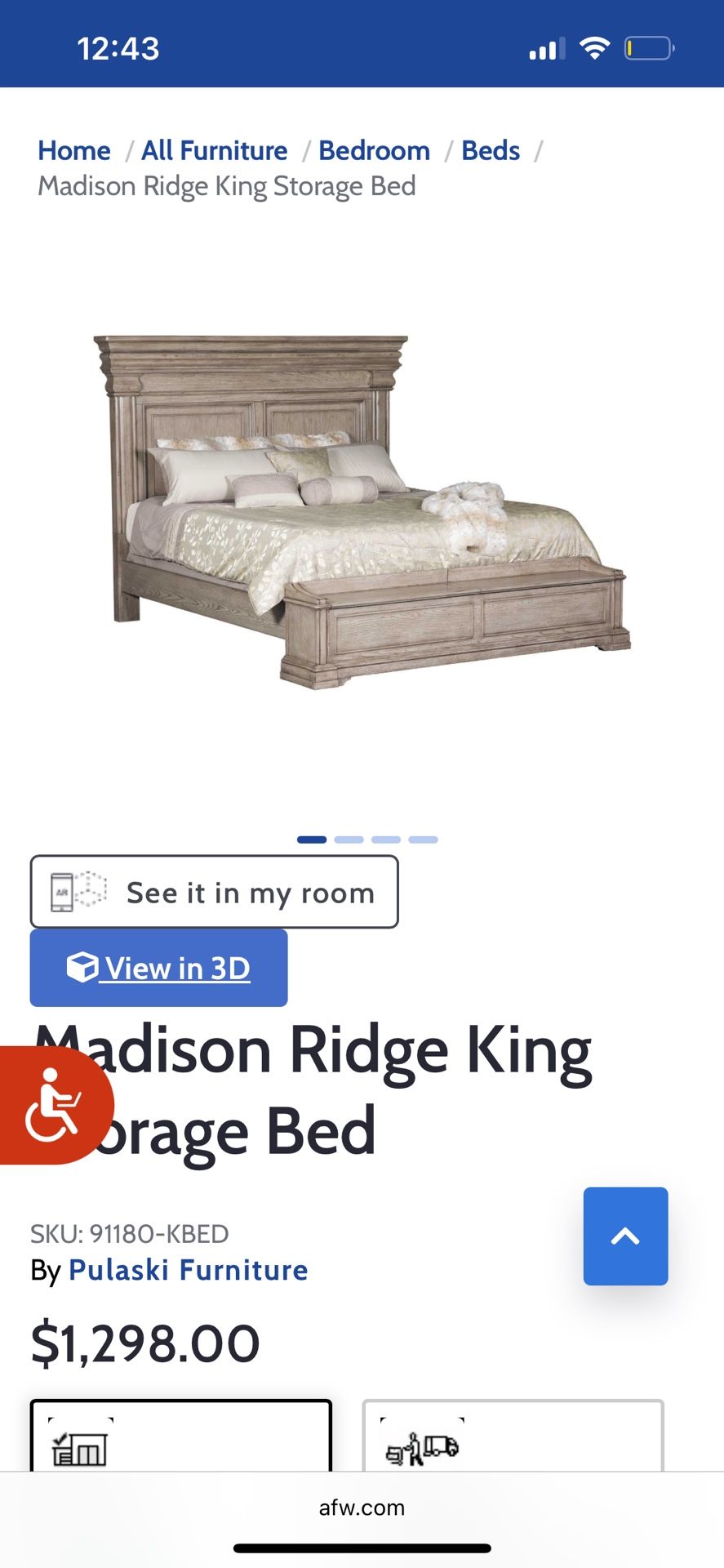 King Size Bed Frame
