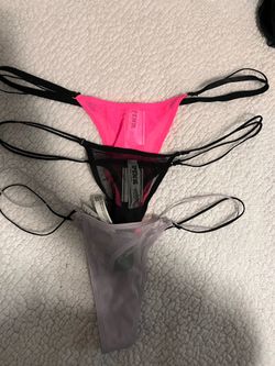 Victoria's Secret PINK Thong Underwear Set of 3