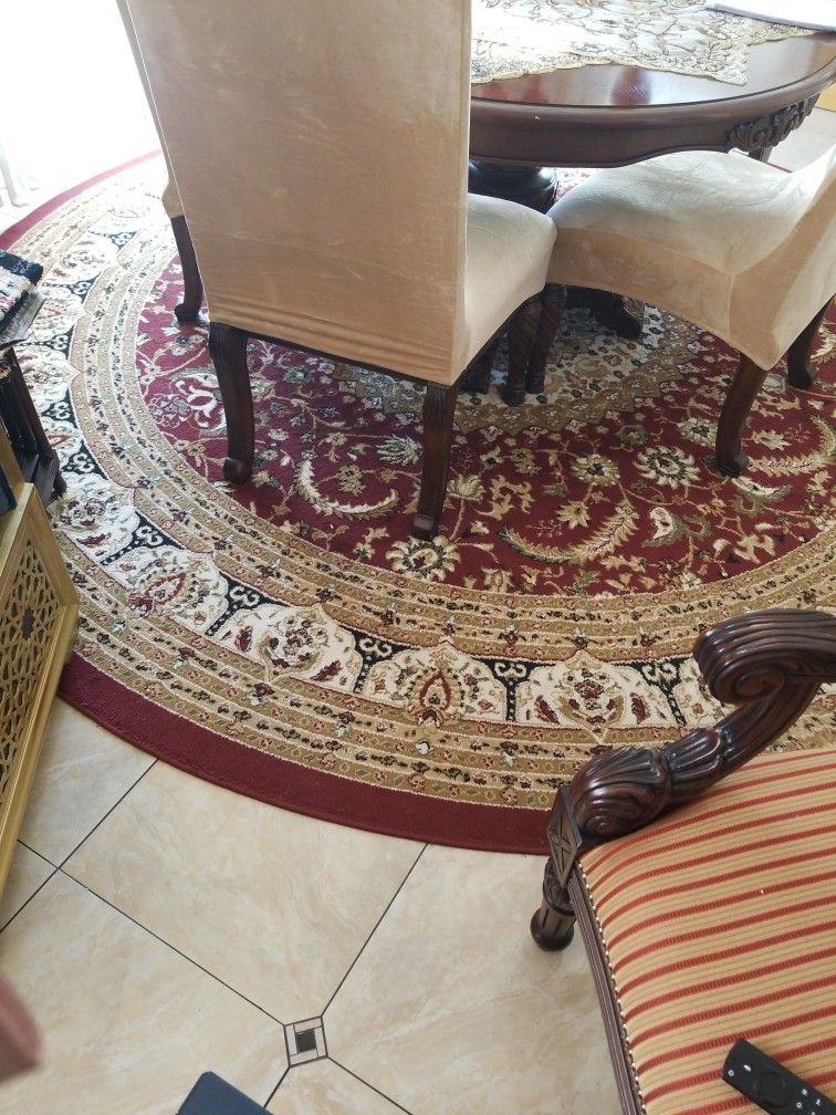12 Feet Circle Rug $150