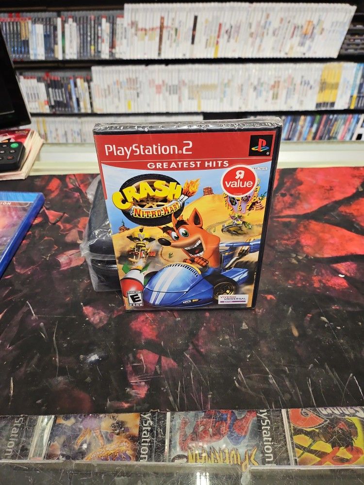 Crash Bandicoot Nitro Kart (Sony PlayStation 2, PS2 2003) Factory Sealed New