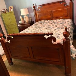 Queen size bed with box spring
