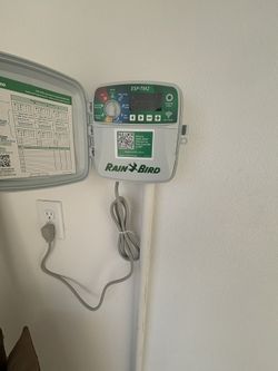 I install a valve and irrigation timer
