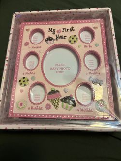 My First Year Picture Frame 