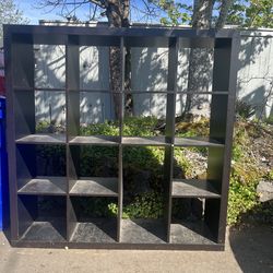 Large ikea shelf black great condition
