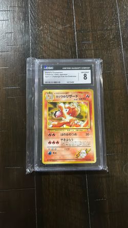 CGC 8 Blaine's Charmeleon 006 Challenge from the Darkness Regular JPN 1999