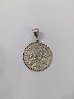 Aztec Calendar Pendant 