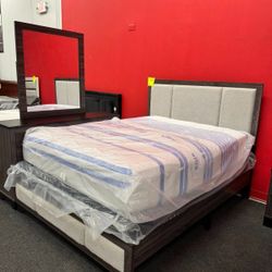 Complete Bedroom Set ! Queen & Full Size Bedroom Set - COD!