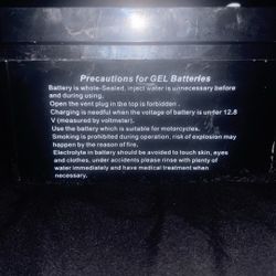 Mighty Max 12V 6.5AH YT7B-BS rechargeable sealed lead acid battery. 