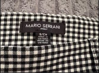 Mario Serrani Gingham Pants