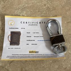 Louis Vuitton Monogram Canvas Key Clip