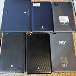 6 Tablets, All In Working Condition