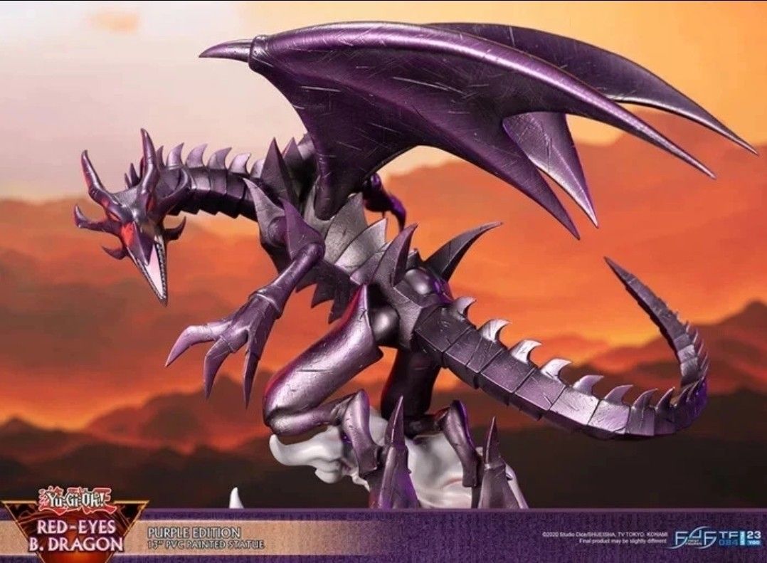 Yu-Gi-Oh! - Red Eyes Black Dragon (Purple Edition) PVC Statue  [F4FYGOREPST]