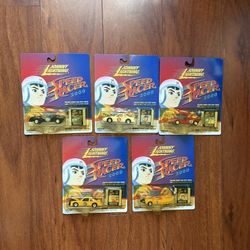 NEW - Johnny Lightning - SPEED RACER Lot of 5 cars