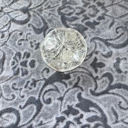 Glass  Vintage Jewelry Box 