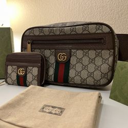 Gucci Ophidia Belt Bag and Wallet