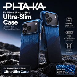 PITAKA Ultra-Slim Aramid Fiber iPhone 17/18 pro Case