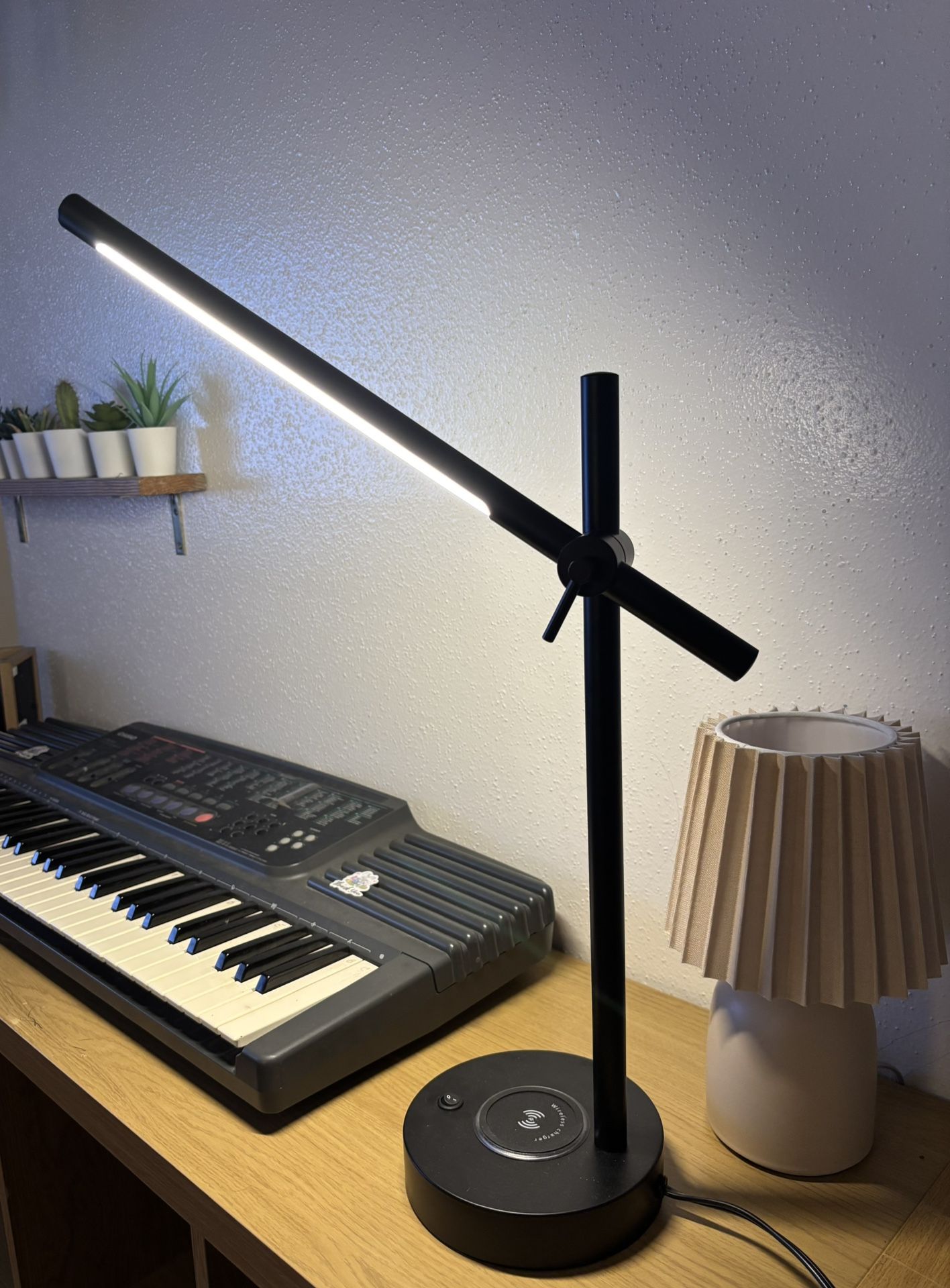 Desk Lamp with Built In Wireless Phone Charger