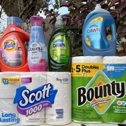 Tide,Scott,Bounty,Dawn, Downy 