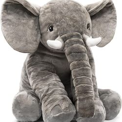 High Quality Stuffed Elephant Plush Animal Toy 24 INCH