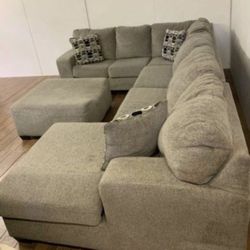 Right / Left Facing Modern Oversized Cozy Sectional☄️ Brand New💯 Best Price Now✅ Delivery Available 🚚