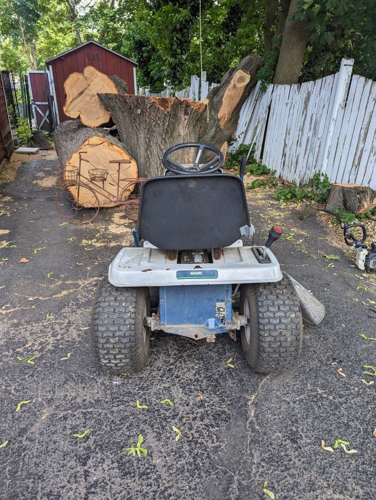 Free Agway 17.5 HP Riding Lawn Mower Needs Engine Repair for