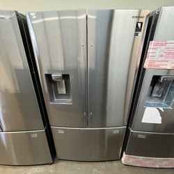 NEW SAMSUNG STAINLESS STEEL REFRIGERATOR COUNTER DEPTH 