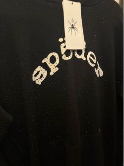 Black sp5der  hoodie with VVS
