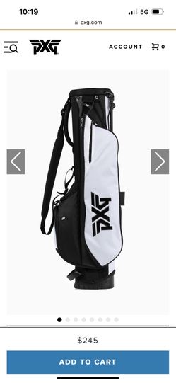 2022 Sunday Stand Bag in Black and White