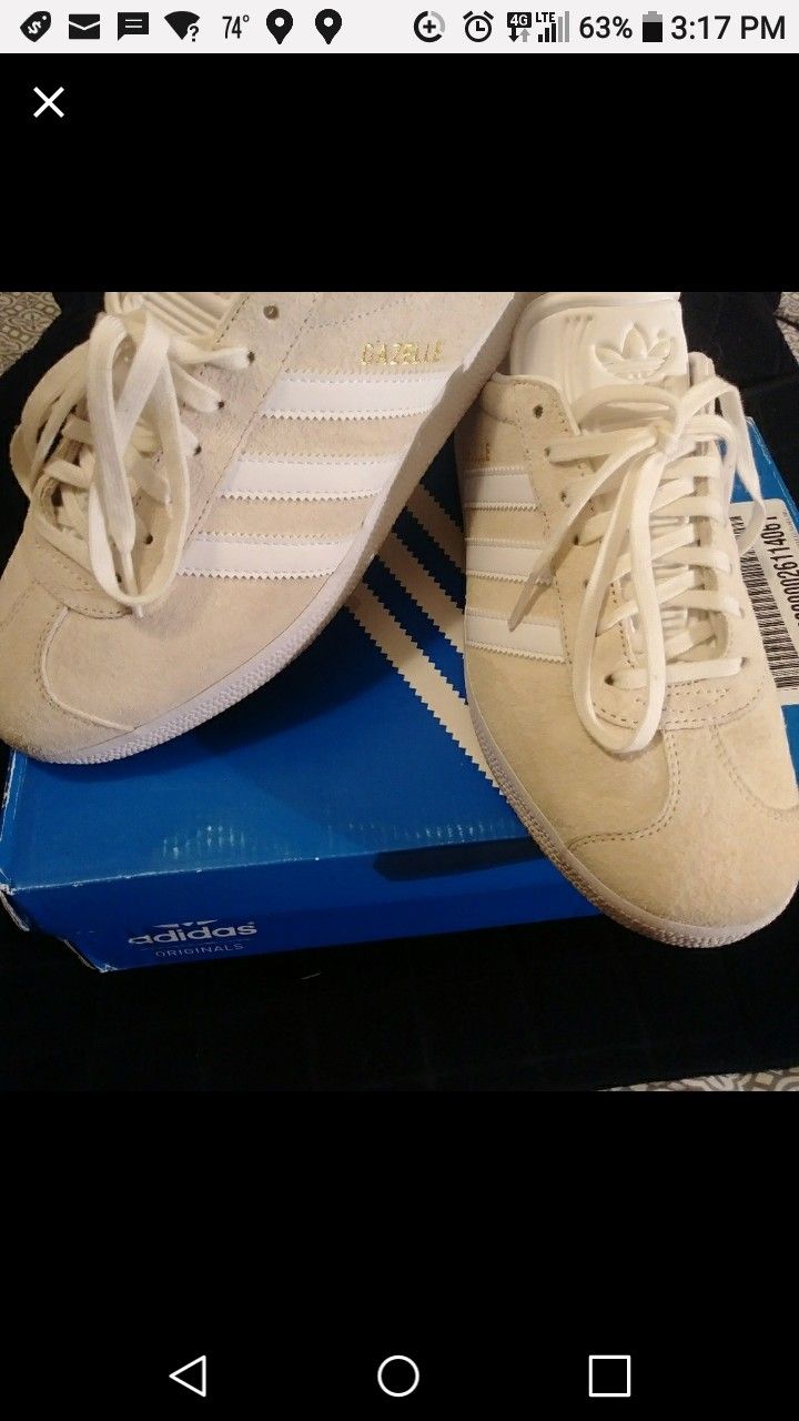 Brand new Adidas. Creme colored