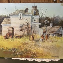 28 x 22 Canvas Picture Of Old Farmhouse