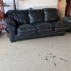 Sofa And Love  Sofa Leather  - Black  