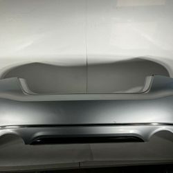 2016 2017 2018 Nissan Maxima OEM Rear Bumper Cover 85022 4RA0H ORIGINAL FACTORY SILVER PAINT IN GOOD CONDITION