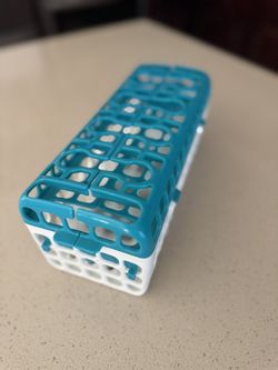 OXO Tot Dishwasher Basket for Bottle Parts & Accessories, Teal