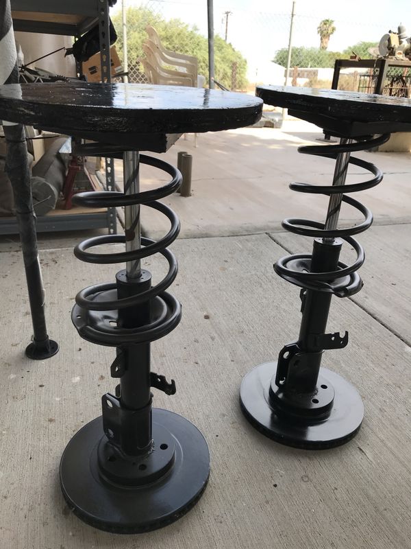 Custom Bar Stool Made Of Car Struts And Rotors For In El Centro Custom Bar Stool Made Of Car Struts And Rotors