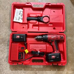 Milwaukee 18volt drill kit with second drill