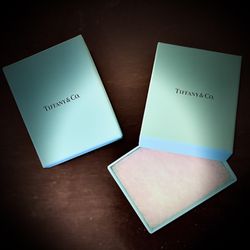 Two Tiffany & Co. small gift boxes