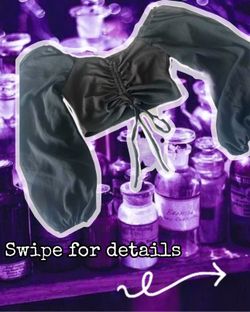 Black Puff Sleeved Blouse with Front Bow Tie